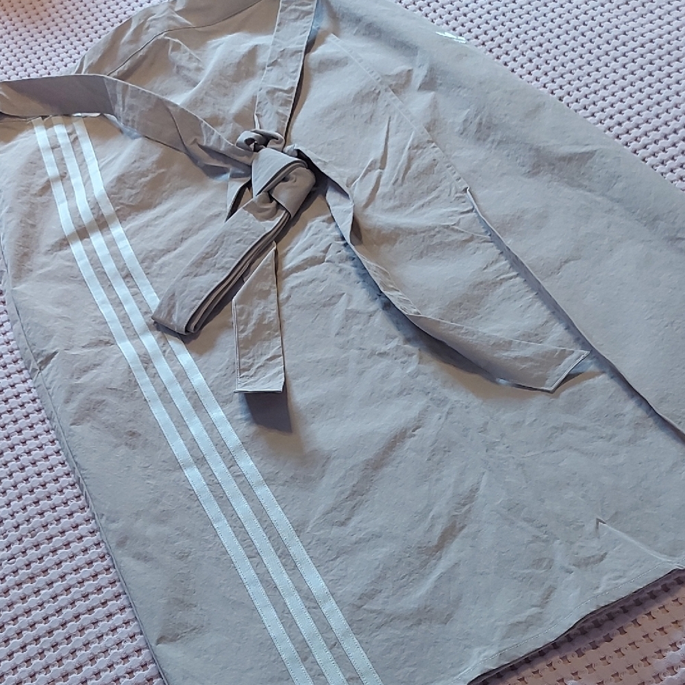 Adidas Beige Pencil Skirt with White Accents